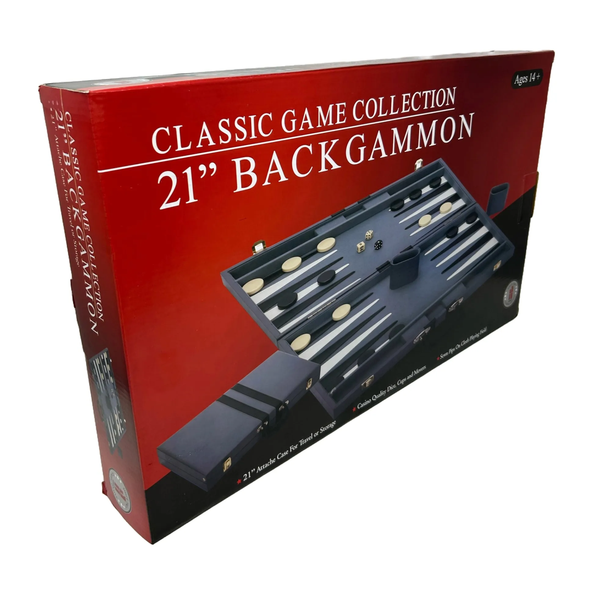 AreYouGame Classic Game Collection 21" Luxury Backgammon Set* Role-Playing Games|Board Games