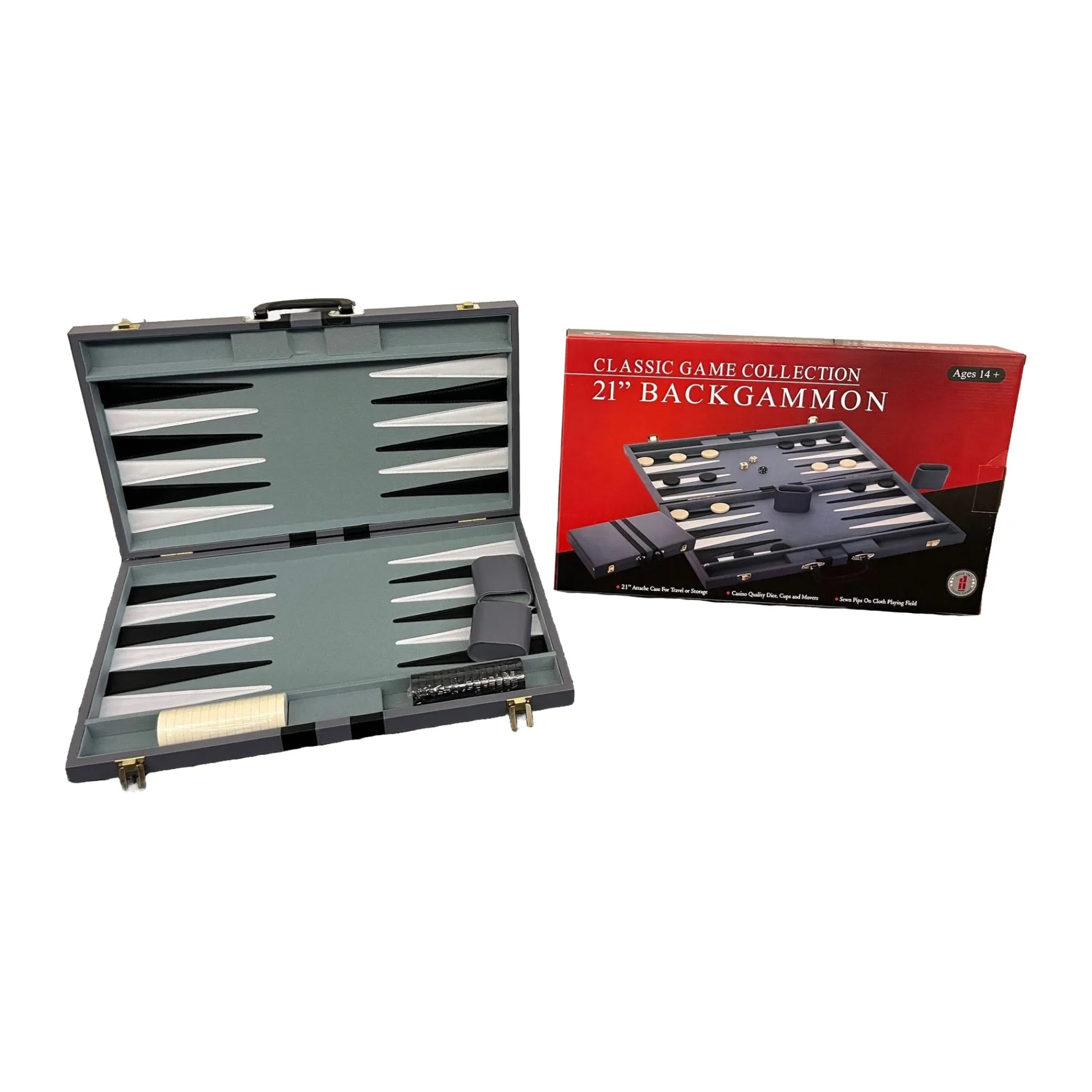 AreYouGame Classic Game Collection 21" Luxury Backgammon Set* Role-Playing Games|Board Games