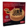 AreYouGame Classic Game Companion Round Chess Set - Portable Travel Edition* Classic Games