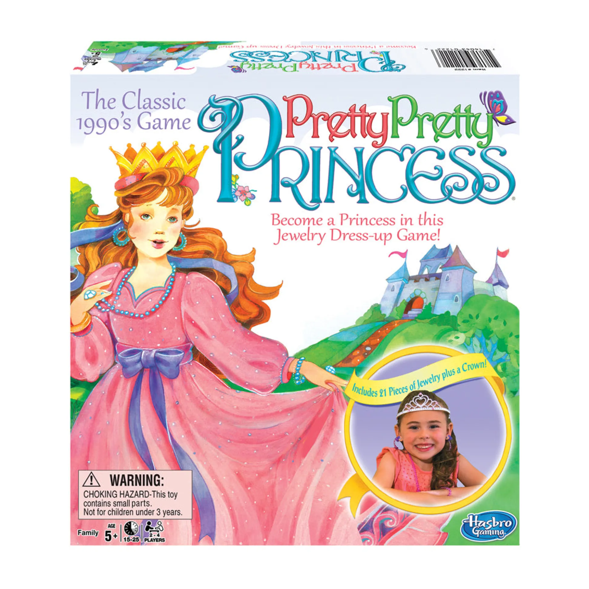 AreYouGame Classic Pretty Pretty Princess Jewelry Dress-Up Board Game* Social & Emotional Skills|Role-Playing Games