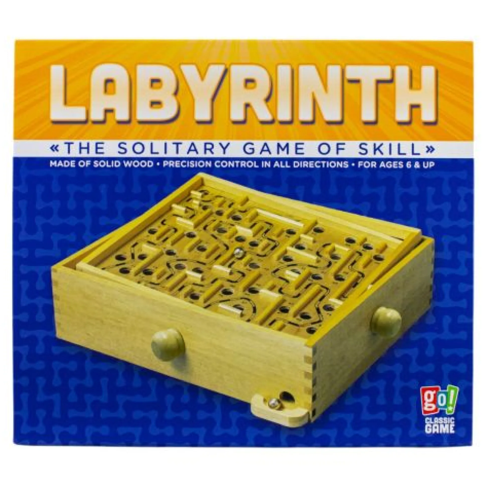 Calendar Holdings, LLC Classic Wooden Labyrinth Maze Skill Game* Role-Playing Games|Board Games