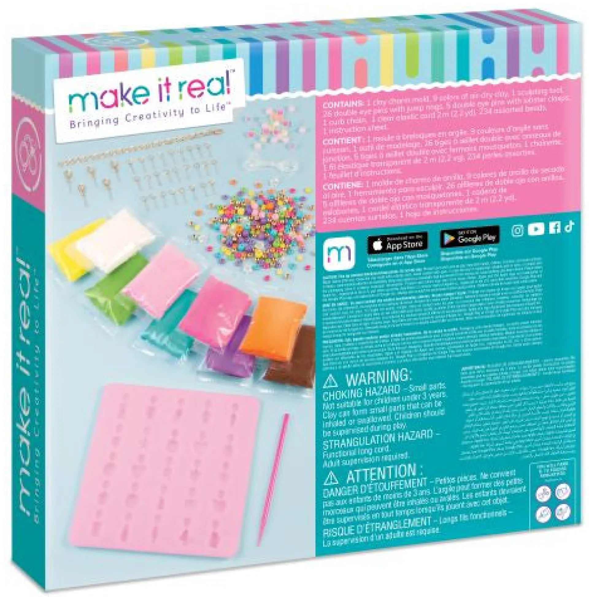 Calendar Holdings, LLC Clay Charm Factory Complete DIY Jewelry Making Kit* Clay, Dough & Sand Art