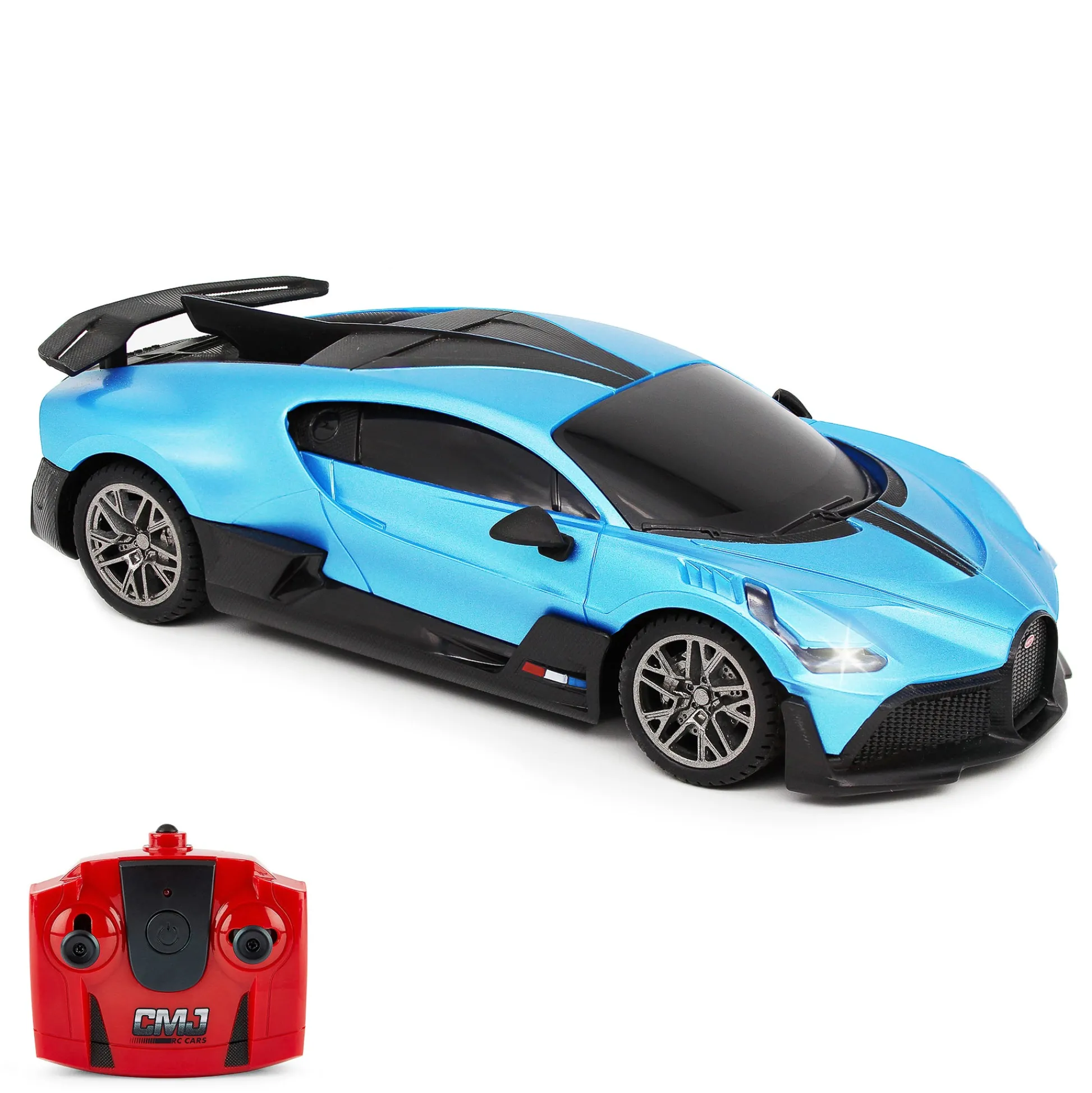 Flat River Group CMJ RC Cars Bugatti Divo Remote Control Vehicle - Blue - 1:24 Scale - 2.4GHz* Rc Cars & Flight