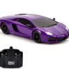 Flat River Group CMJ RC Cars Radio Control Lamborghini LP700-4 - Purple - 1:24 Scale, 2.4GHz, LED Headlights* Rc Cars & Flight