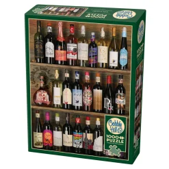 Flat River Group Cobble Hill 1000 Piece Wine Alphabet Jigsaw Puzzle with Reference Poster* Puzzles