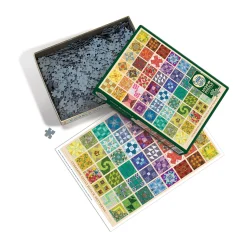 AreYouGame Cobble Hill Common Quilt Blocks Jigsaw Puzzle - 1000 pc* Puzzles