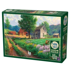 Flat River Group Cobble Hill Country Farm 1000-Piece Jigsaw Puzzle - Eco-Friendly Materials* Puzzles