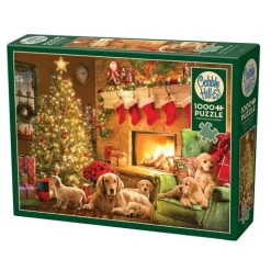 Calendar Holdings, LLC Cobble Hill Cozy Fireplace Christmas Jigsaw Puzzle - 1000 pc* Puzzles