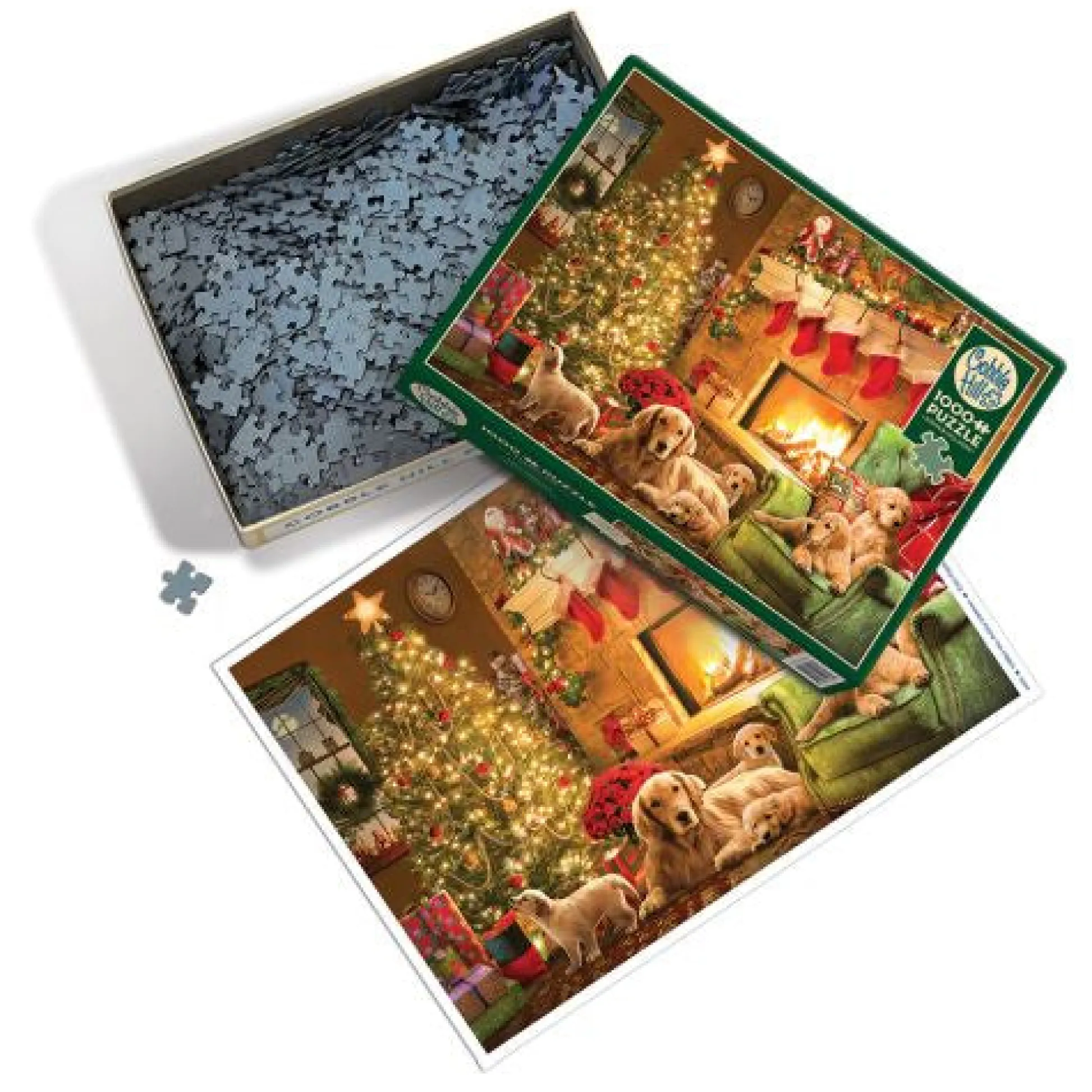 Calendar Holdings, LLC Cobble Hill Cozy Fireplace Christmas Jigsaw Puzzle - 1000 pc* Puzzles