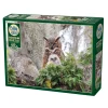 Flat River Group Cobble Hill Great Horned Owl 1000-Piece Jigsaw Puzzle - Reference Poster Included* Puzzles