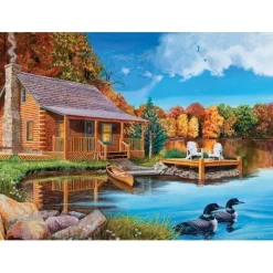 Calendar Holdings, LLC Cobble Hill Loon Lake Scenery Jigsaw Puzzle - 500 pc* Puzzles