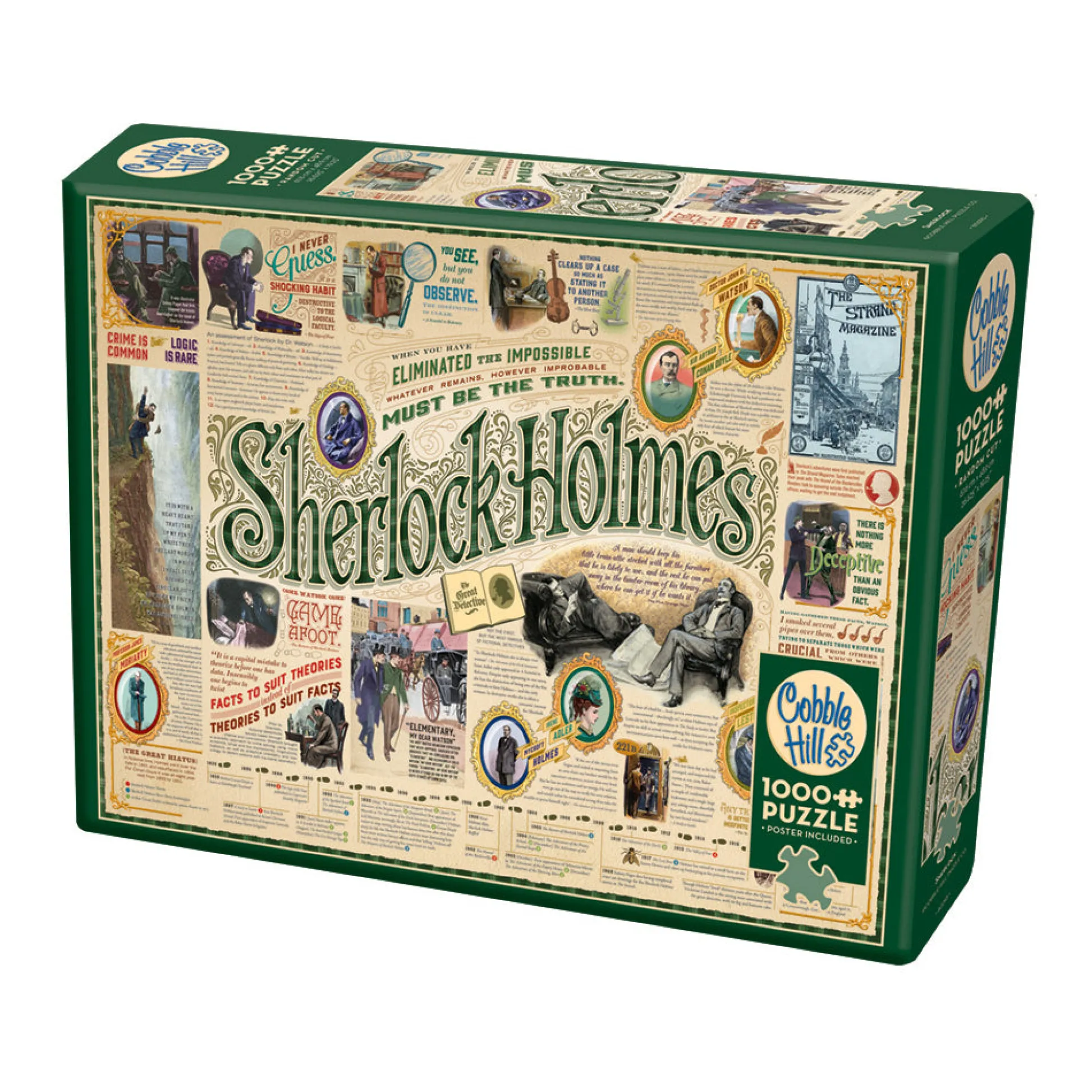 AreYouGame Cobble Hill Sherlock Mystery Jigsaw Puzzle - 1000 pc* Puzzles