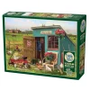 Flat River Group Cobble Hill The Happy Hen 1000-Piece Jigsaw Puzzle* Puzzles
