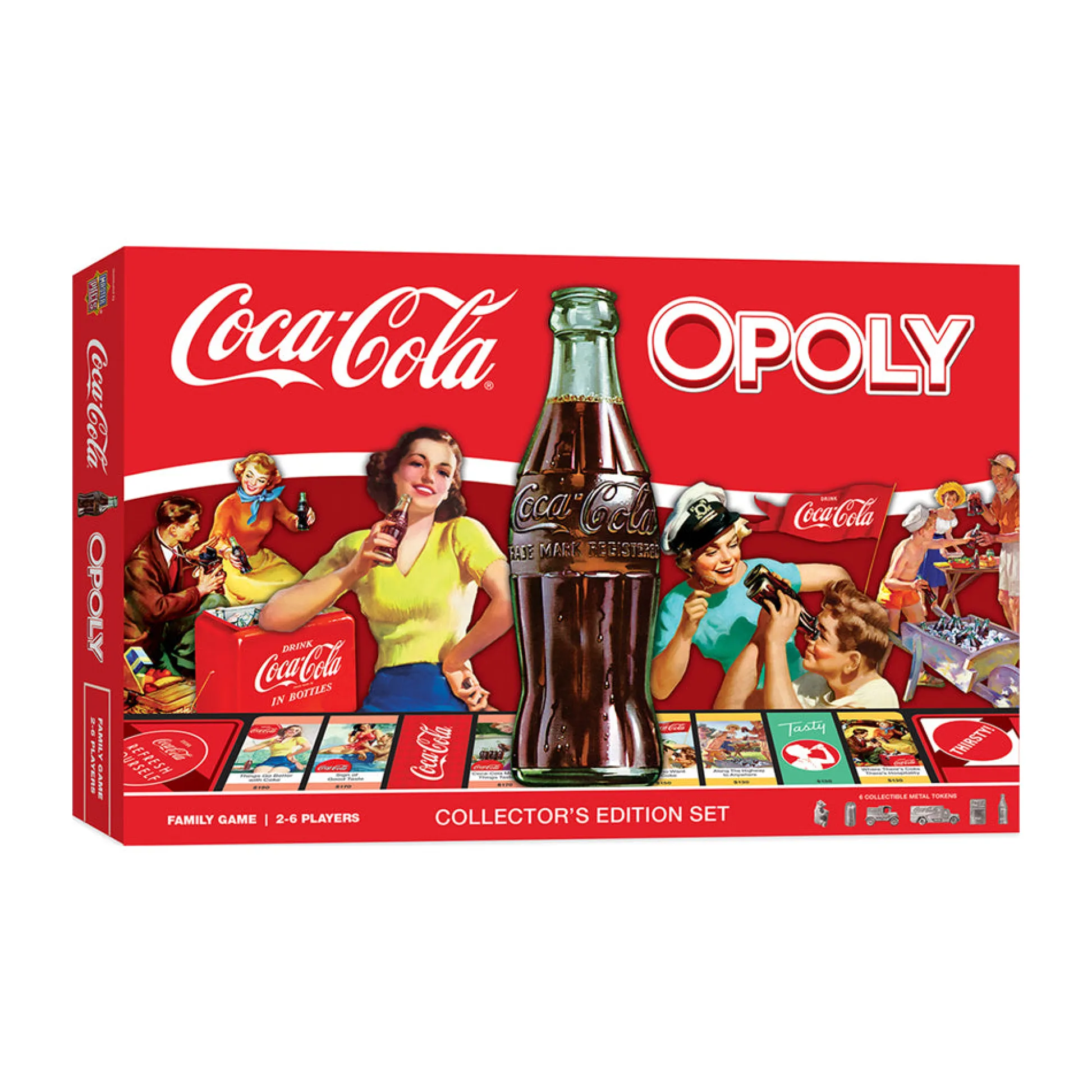 AreYouGame Coca-Cola Opoly Collector's Edition Board Game* Board Games|Role-Playing Games