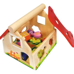 Calendar Holdings, LLC Colorful Wooden Shape Sorter House – Classic Toy for Toddlers* Preschool Education Toys & Activities