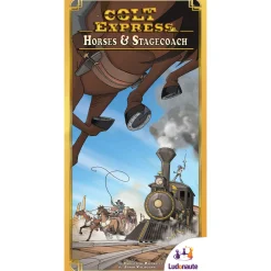 Flat River Group Colt Express: Horses & Stagecoach Expansion - Wild West Adventure Game* Role-Playing Games|Board Games