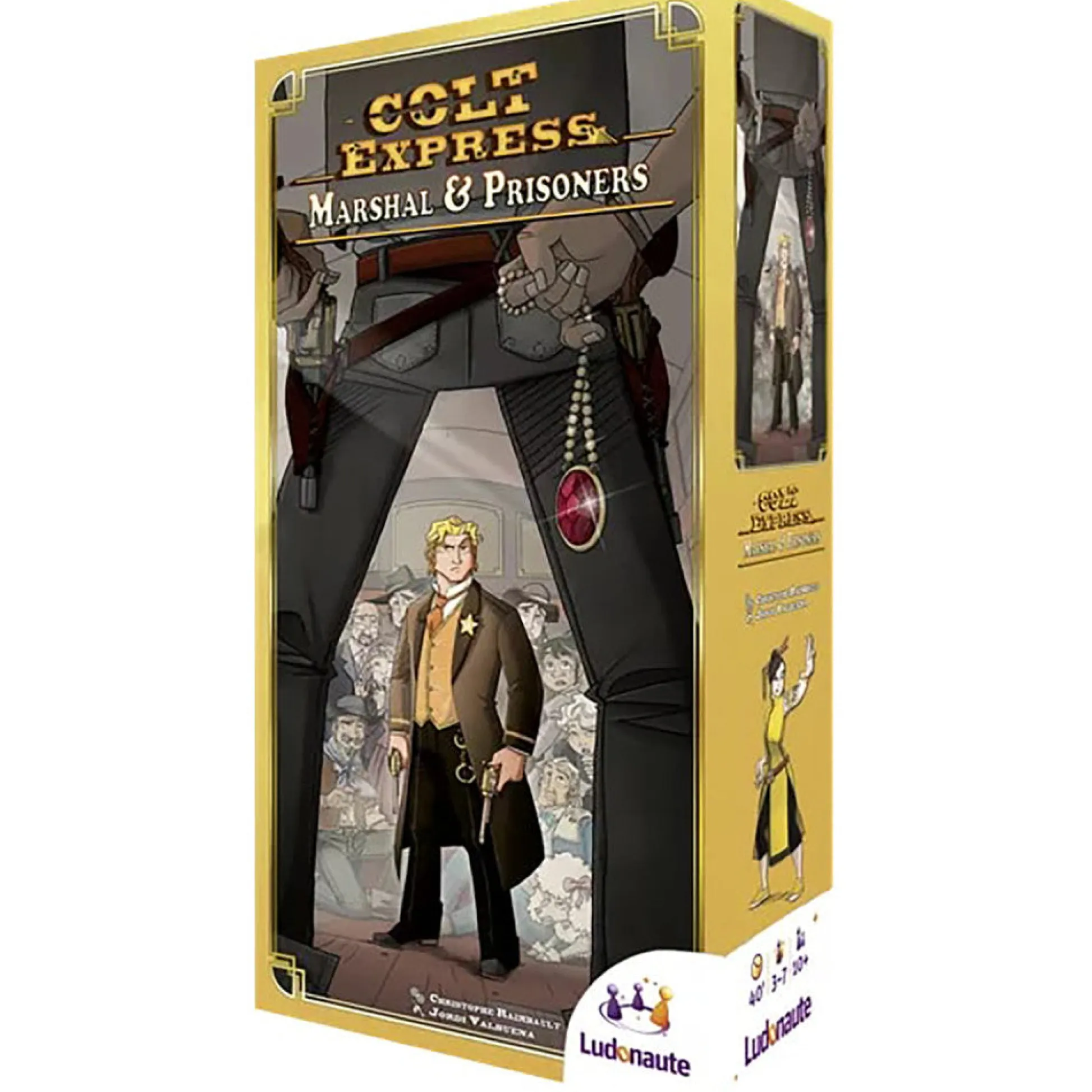 Flat River Group Colt Express: Marshal & Prisoners Expansion - American West Board Game* Role-Playing Games|Board Games