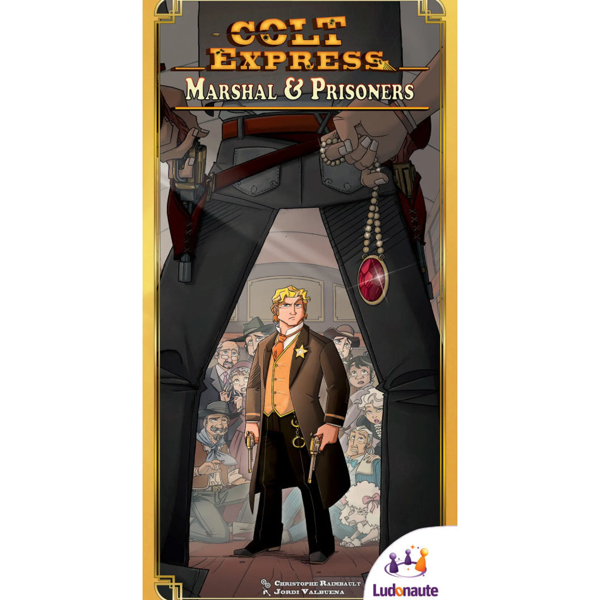Flat River Group Colt Express: Marshal & Prisoners Expansion - American West Board Game* Role-Playing Games|Board Games