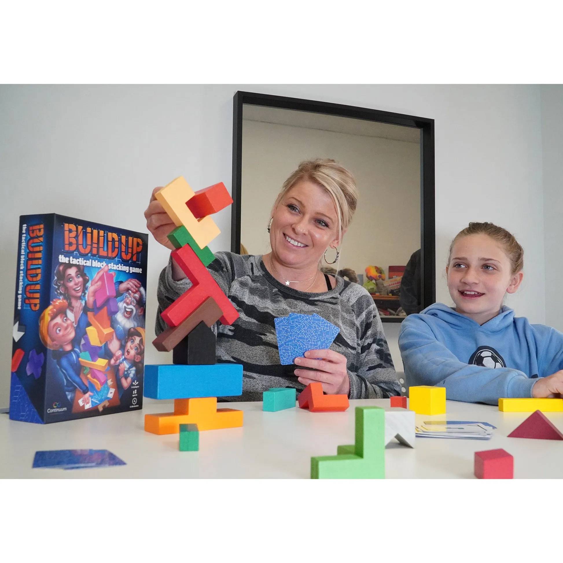 Educators Resource Continuum Games Build Up Tactical Block Stacking Game* Family & Entertainments Games