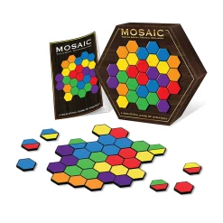 Educators Resource Continuum Games Mosaic Tile Strategy Game for Family Nights* Dominoes & Tiles Games