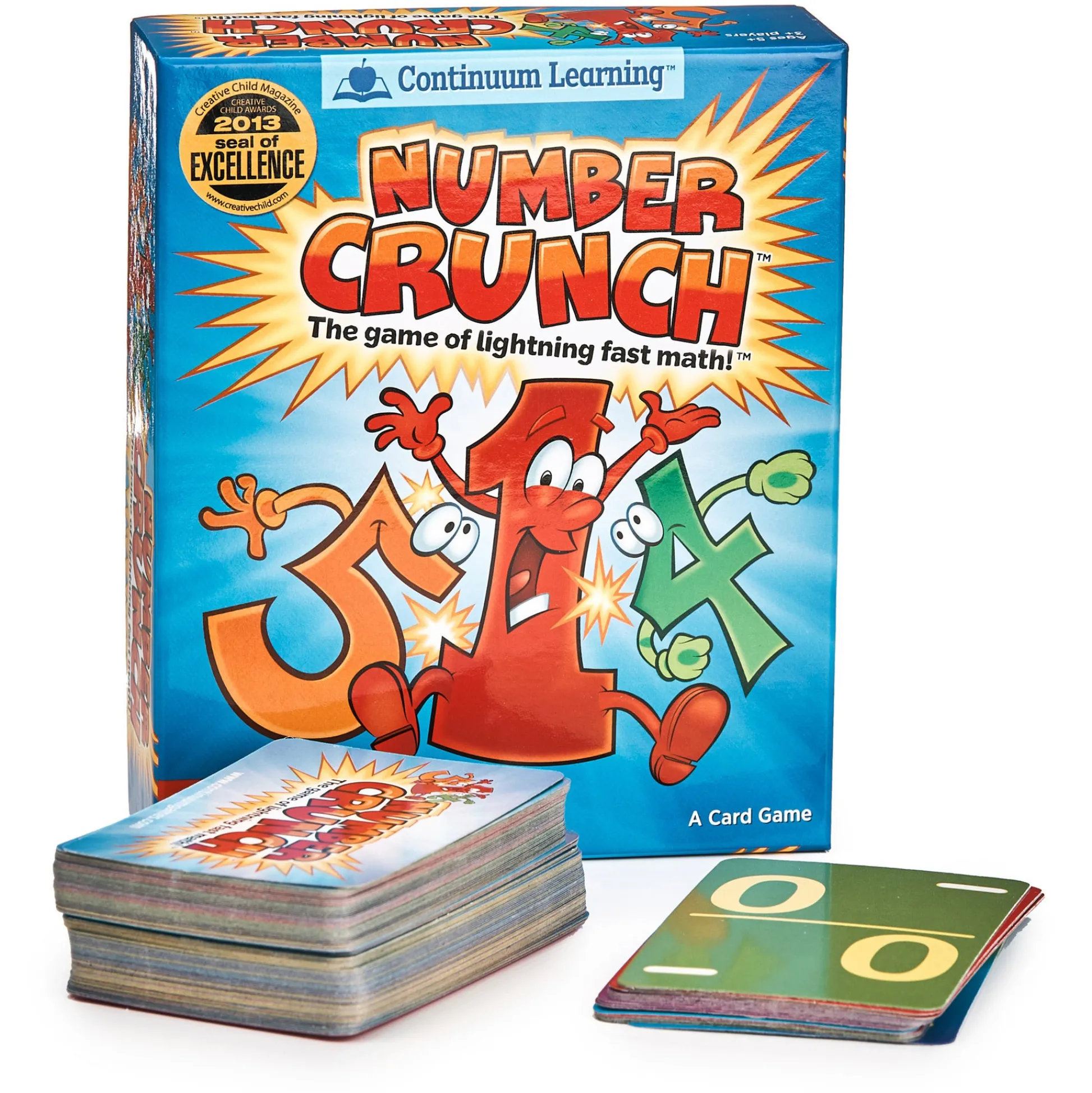 Educators Resource Continuum Games Number Crunch Family Math Card Game* Card Games