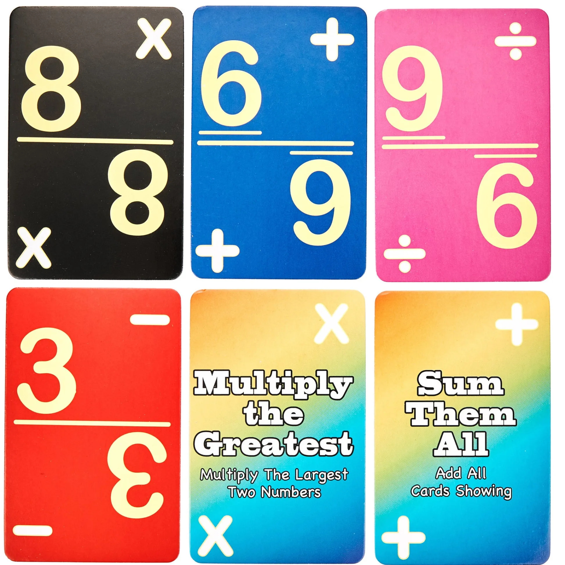 Educators Resource Continuum Games Number Crunch Family Math Card Game* Card Games