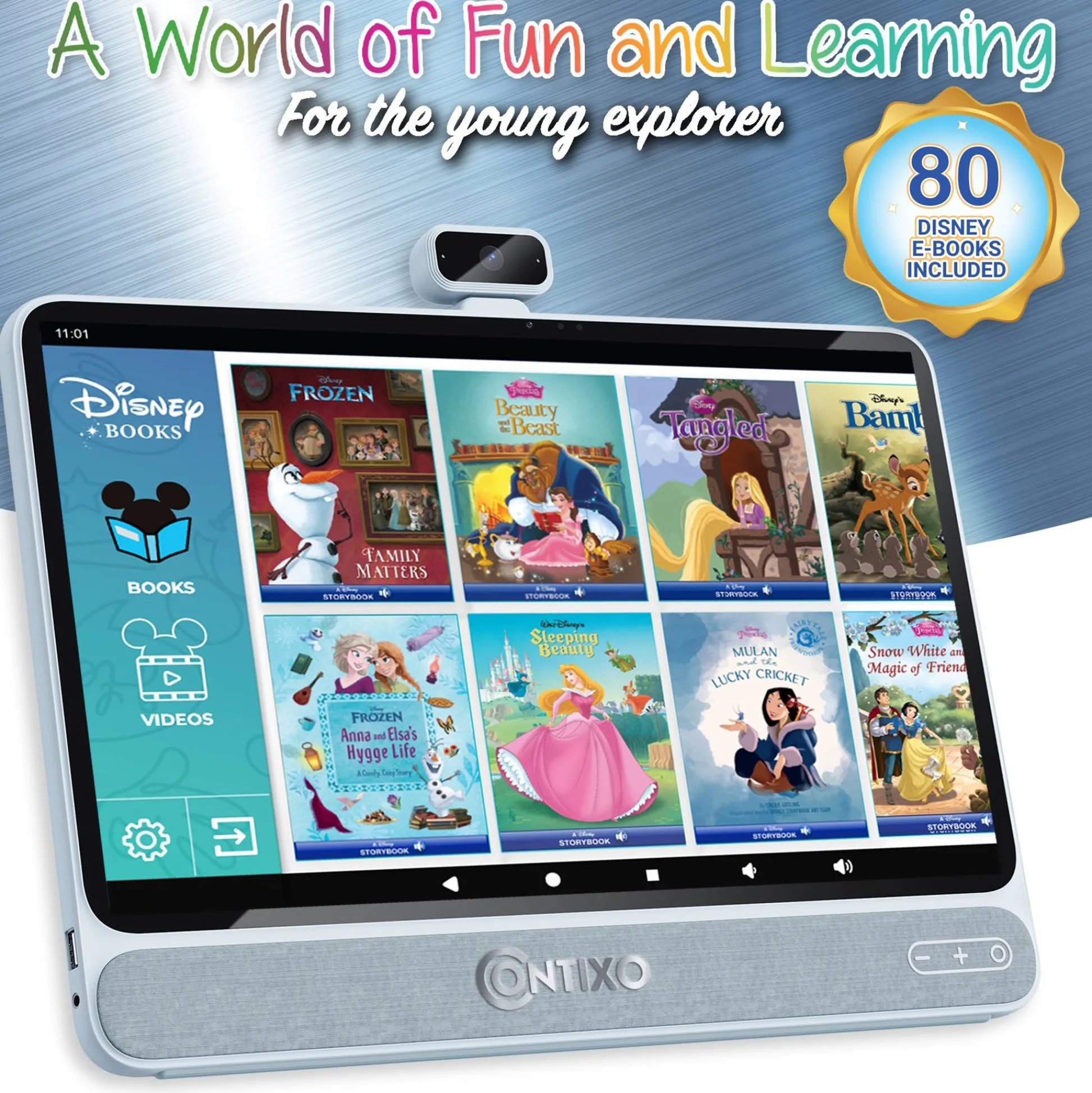 Contixo A3 15.6" Educational Android Tablet - 128GB with 13MP Camera* Reading, Writing & Speech|Electronics