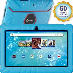 Contixo V8-2 32GB Kids Learning Tablet with 50 Disney eBooks - Blue*Kids Reading, Writing & Speech|Electronics