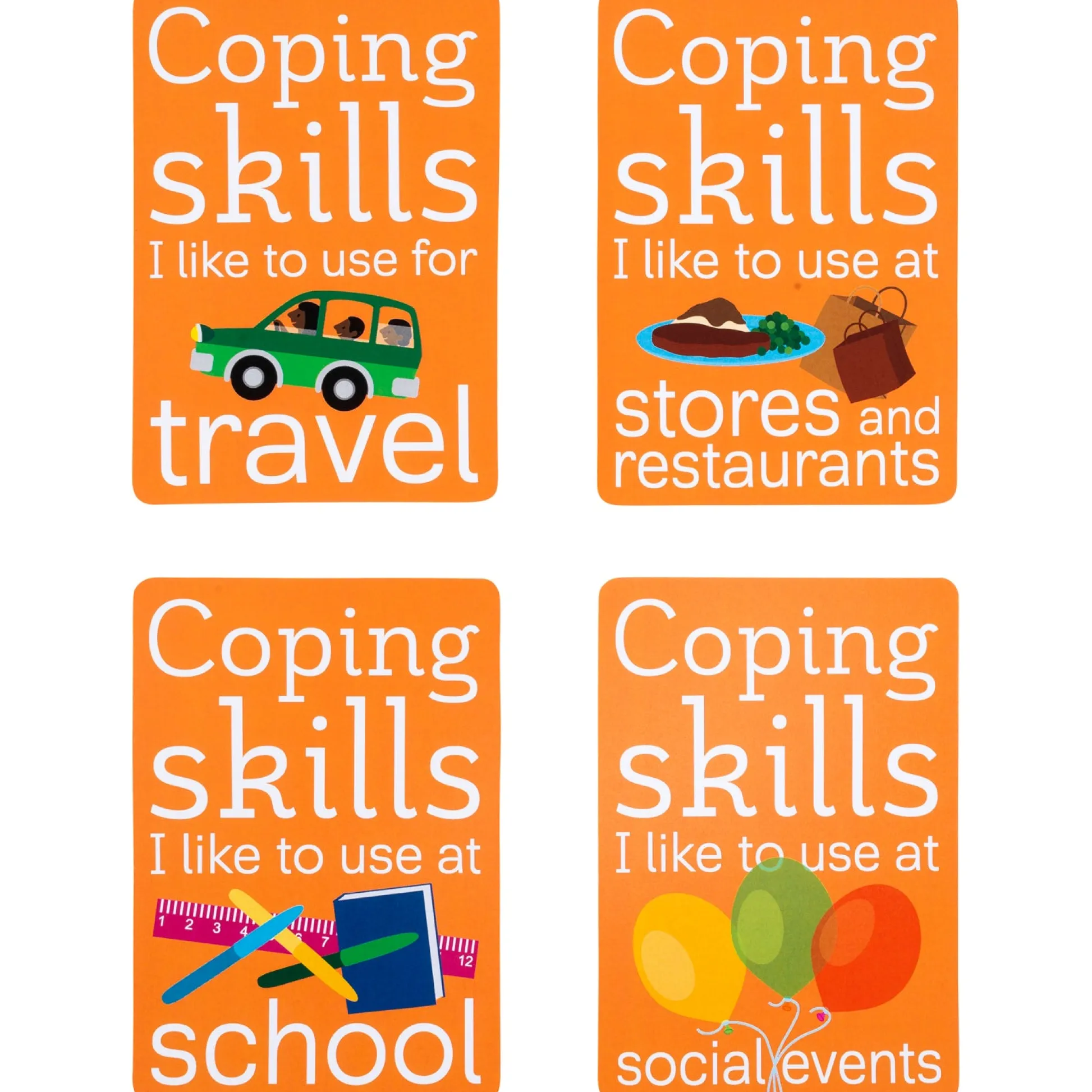 Educators Resource Coping Skills for Kids™ Coping Cue Cards™ Processing Deck* Social & Emotional Skills