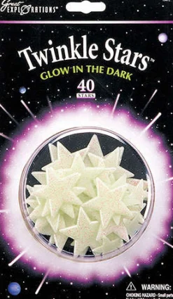 Calendar Holdings, LLC Cosmic Adventure Glow in the Dark Twinkle Stars Set* Preschool Education Toys & Activities