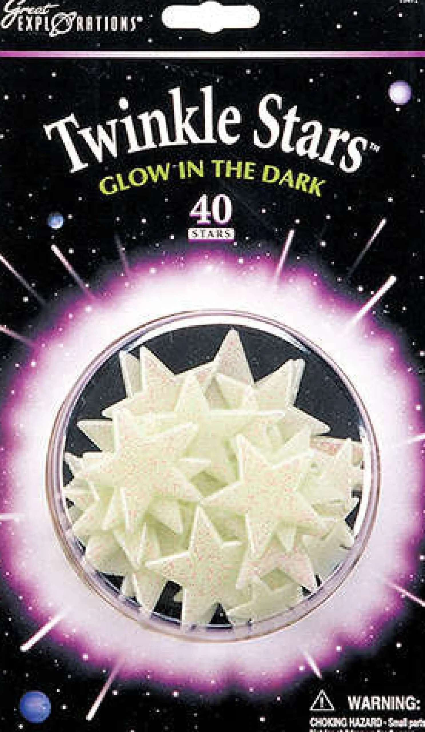 Calendar Holdings, LLC Cosmic Adventure Glow in the Dark Twinkle Stars Set* Preschool Education Toys & Activities