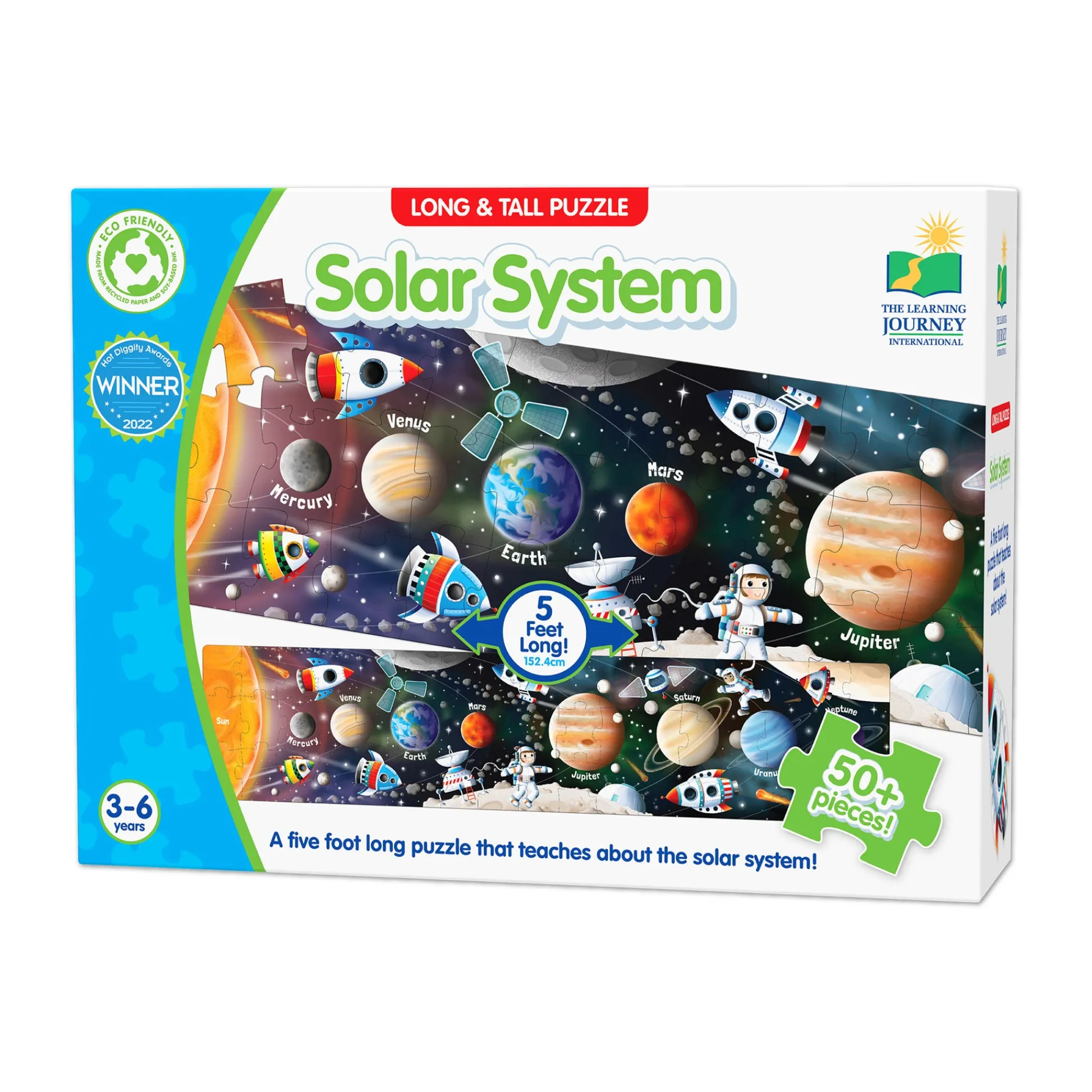 AreYouGame Cosmic Explorer Solar System Floor Puzzle - 51 pc* Puzzles