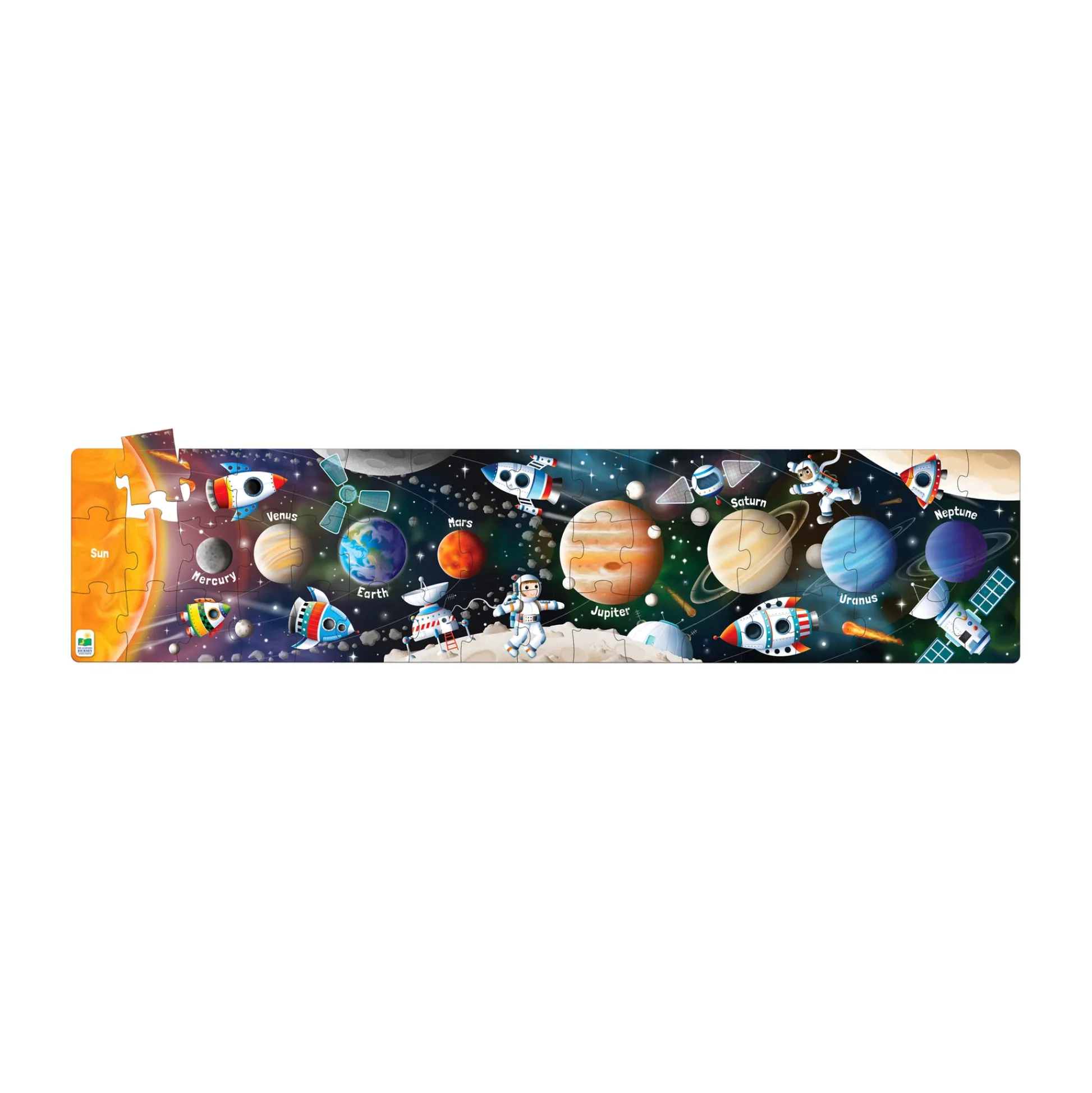 AreYouGame Cosmic Explorer Solar System Floor Puzzle - 51 pc* Puzzles