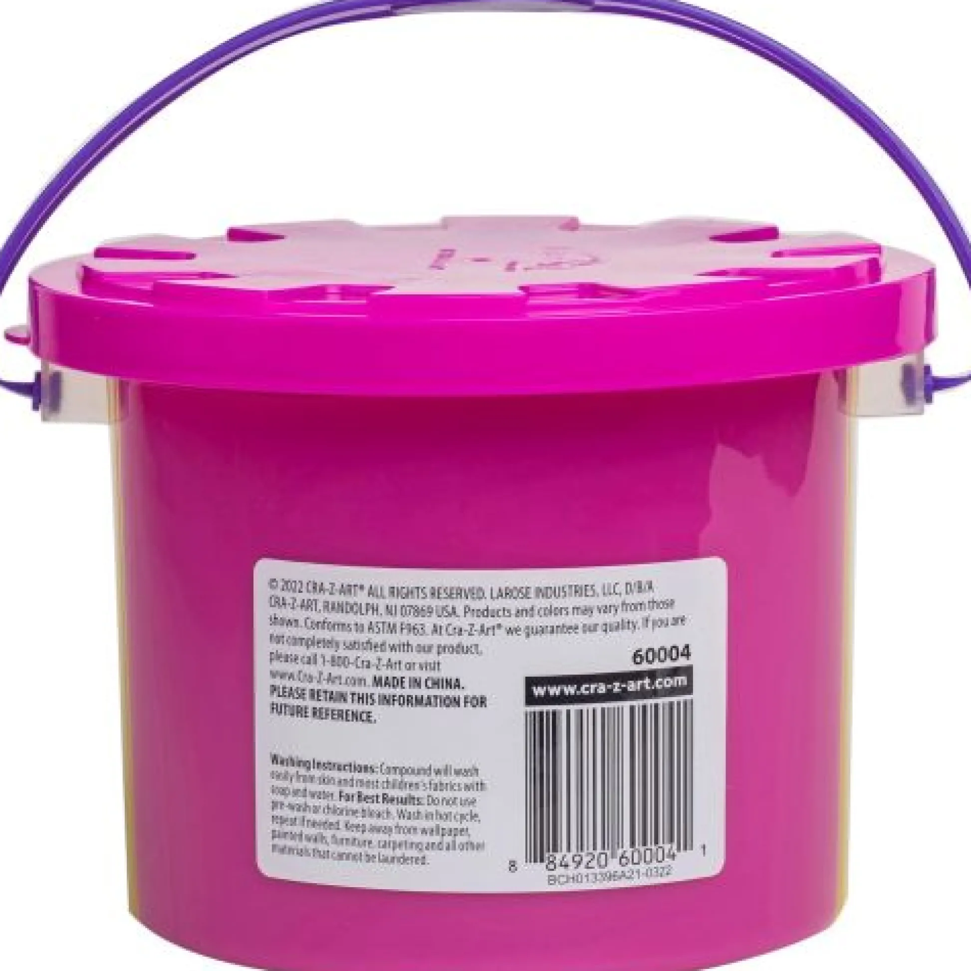 Calendar Holdings, LLC Cra Z Slimy Tri-Color Rainbow Slime Bucket - 3lb of Pink, Yellow & Blue* Slime