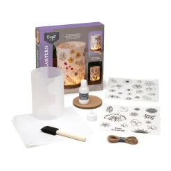 AreYouGame Craft Crush Nature-Inspired DIY Lantern Kit - Create Your Own Floral Masterpiece* Crafts & Activities