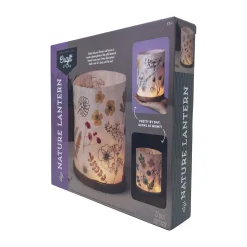 AreYouGame Craft Crush Nature-Inspired DIY Lantern Kit - Create Your Own Floral Masterpiece* Crafts & Activities