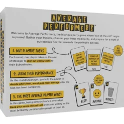 Flat River Group CratedWithLove Average Performers Family Party Game* Family & Entertainments Games