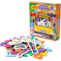Flat River Group Crayola ABC Matching Magnet Set - Vehicle-To-Go - Colorful Learning Game for Toddlers 3+* Preschool Education Toys & Activities