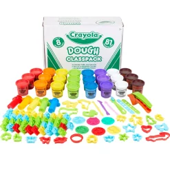 Educators Resource Crayola Classpack Dough & Clay Tools - 24 Tubs Assorted Colors* Clay, Dough & Sand Art