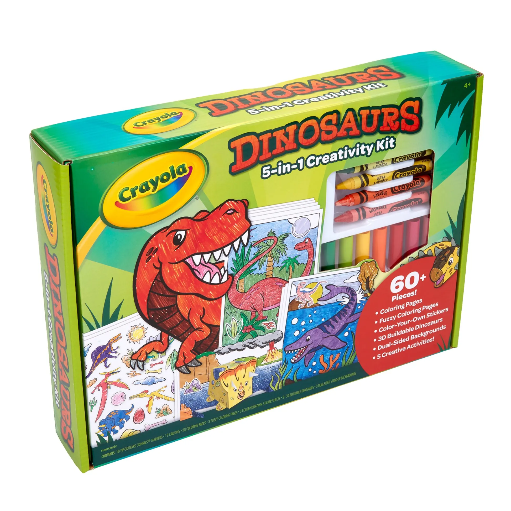 Educators Resource Crayola Dinosaur Adventure 5-in-1 Creativity Kit - Craft Set* Crafts & Activities