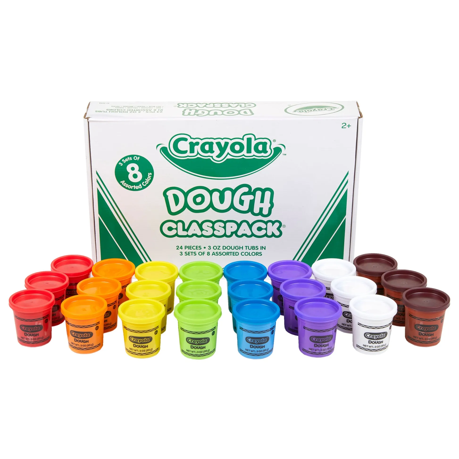 Educators Resource Crayola Dough Classpack - Assorted Colors, 3 oz., 48 Count* Clay, Dough & Sand Art