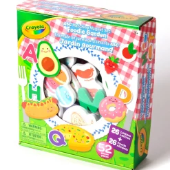 Flat River Group Crayola Foodie Garden ABC Matching Magnet Set - Educational Toy for Kids Ages 3+* Preschool Education Toys & Activities