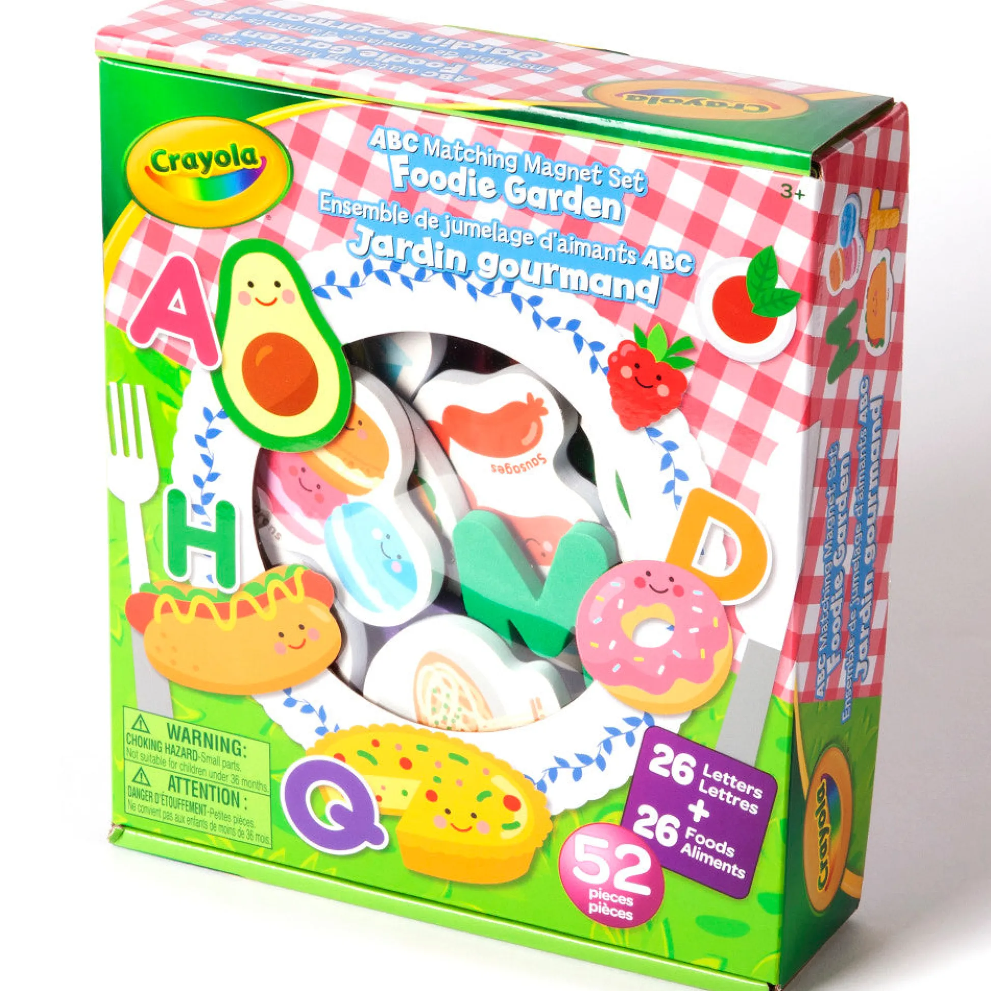Flat River Group Crayola Foodie Garden ABC Matching Magnet Set - Educational Toy for Kids Ages 3+* Preschool Education Toys & Activities