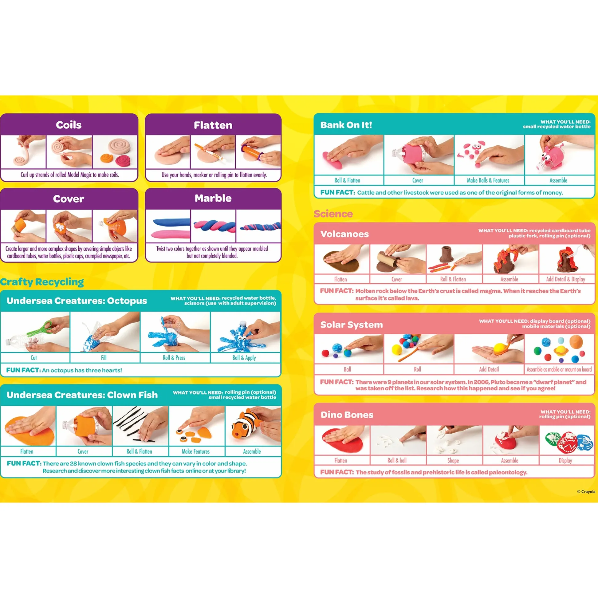 Educators Resource Crayola Model Magic Clay Alternative - 15 Vibrant Colors, 30 Pack* Clay, Dough & Sand Art
