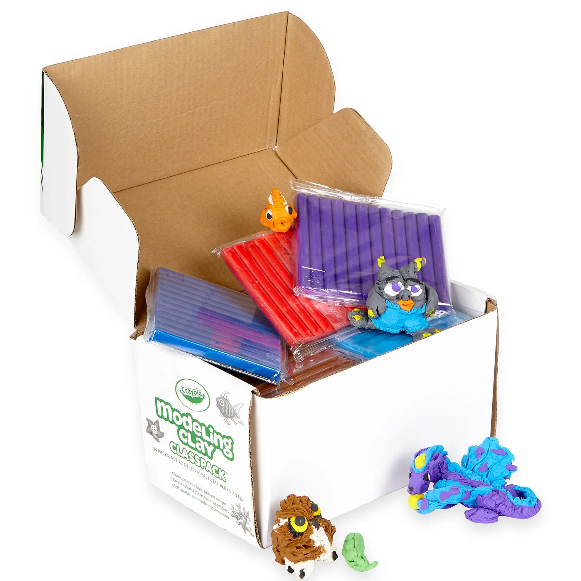 Educators Resource Crayola Modeling Clay Classpack - Assorted Colors, 24 Sets* Clay, Dough & Sand Art