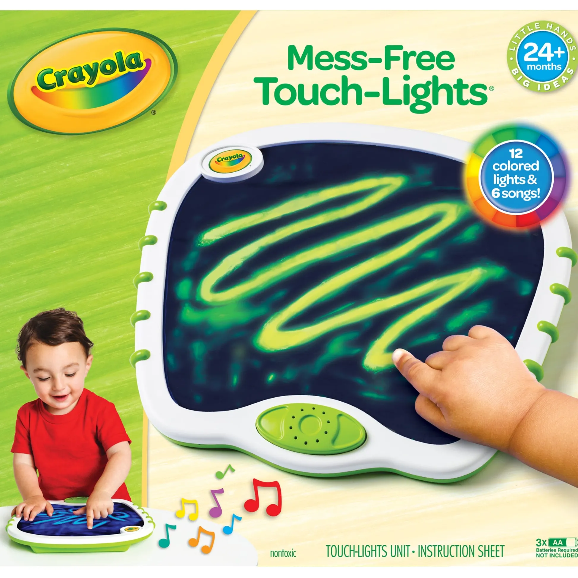 Educators Resource Crayola My First Mess-Free Touch Lights Portable Doodle Board* Drawing, Color & Painting