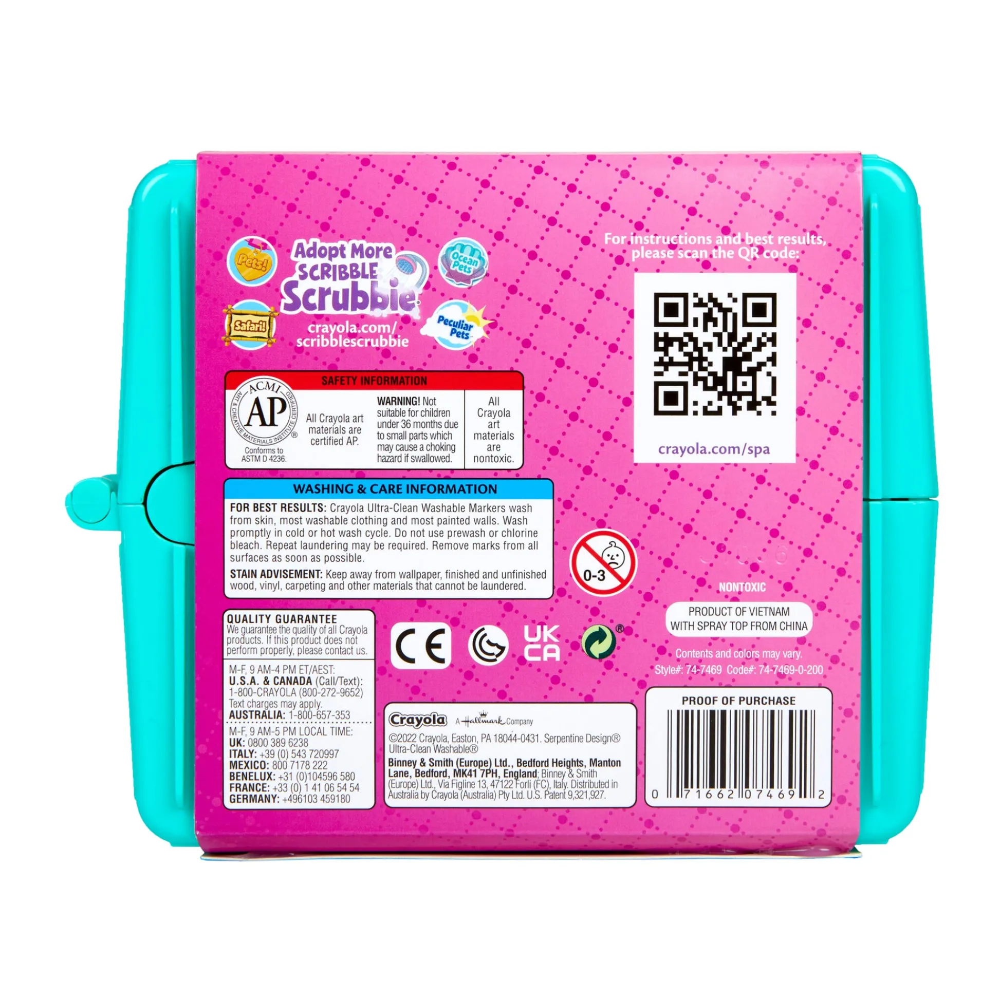 Educators Resource Crayola Scribble Scrubbie Pets Scented Spa Playset* Drawing, Color & Painting