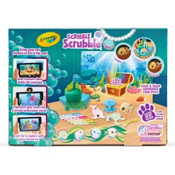 Educators Resource Crayola Scribble Scrubbie Ocean Pets Glow Lagoon Playset* Drawing, Color & Painting