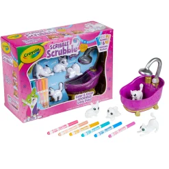 Educators Resource Crayola Scribble Scrubbie Pets! Color & Wash Playset* Drawing, Color & Painting