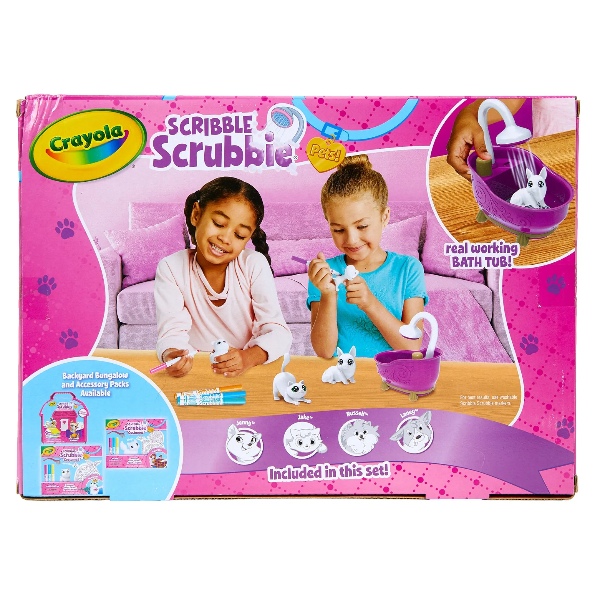 Educators Resource Crayola Scribble Scrubbie Pets! Color & Wash Playset* Drawing, Color & Painting